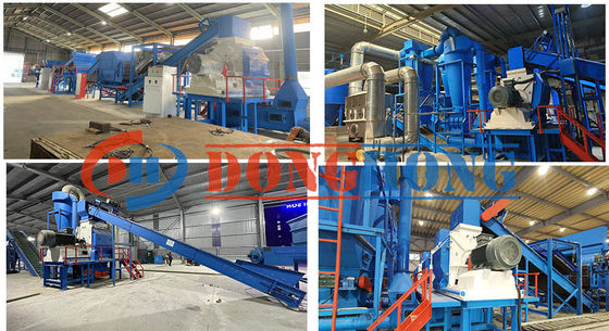 Machine de concassage de bois multifonctionnelle avec moulin à marteaux de grande capacité et roulement importé