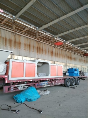 Déchiqueteuse métallique en acier inoxydable de 110 kW pour couper les déchets de plastique et les pneus de déchets de petite taille