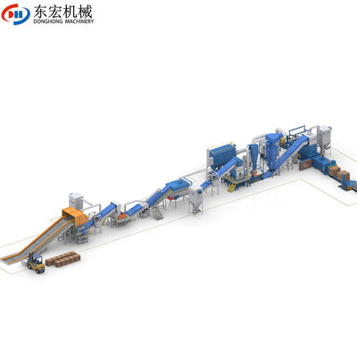 Cadre et bois de la cuve de hidjab 8000 kg grande fonction Kaftanul recycler les déchets de plastique