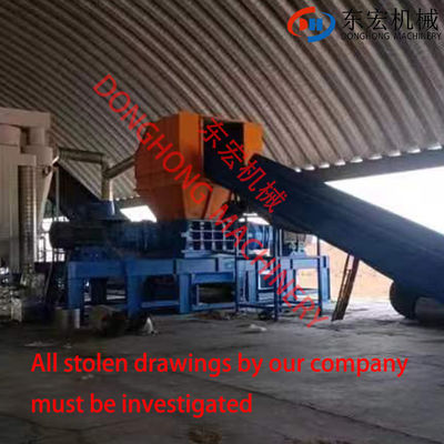 Déchiqueteuse en acier inoxydable pour sacs en plastique tissés en bois en caoutchouc en ferraille pneus en acier et plus