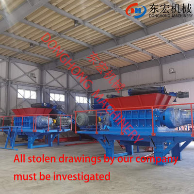 Déchiqueteuse en acier inoxydable pour sacs en plastique tissés en bois en caoutchouc en ferraille pneus en acier et plus