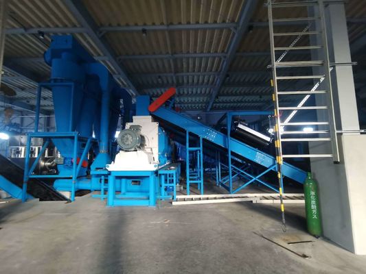 Machine de déchiquetage de bois/métal/ caoutchouc/plastique/carton de 90KW avec lame de couteau à boîte de chambre