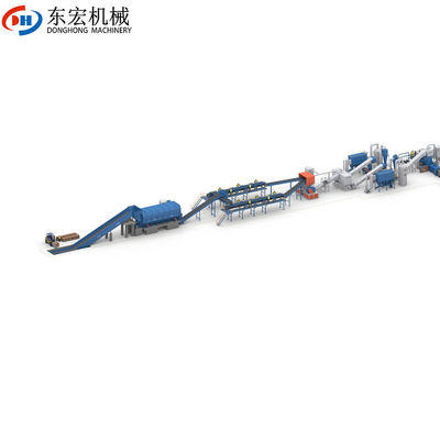 Concasseur à marteaux à grains diesel de 8000 kg Broyeur mobile pour le rasage de la poussière de sciure