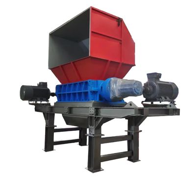 Machine à boîtes à double arbre à grande capacité pour déchiquetage de déchets métalliques avec un niveau de sécurité élevé