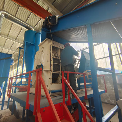 Déchets plastiques industriels Lames de broyeur de bois Broyeur à marteaux pour une productivité élevée