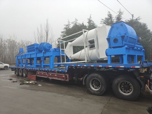 110kW déchiqueteuse de déchets ménagers multifonctionnelle parfaite pour les grands appareils de déchets