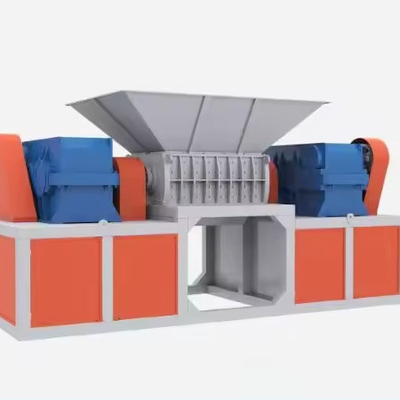 Déchiqueteuse automatique de pneus industriels lourds multifonctionnelle pour le recyclage des déchets automobiles